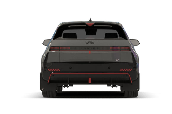 Rally Armor 25-26 Hyundai Ioniq 5 N Black UR Mud Flap Light Blue Battery Logo