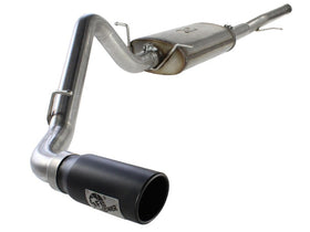 aFe MACHForce XP Exh CB, GM Silverado/Sierra 1500 2014 V*-5.3/6.2L Black tip - 0