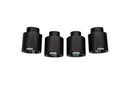 Corsa 20-25 Chevrolet Corvette C8 RWD 4.5in Carbon Fiber Black PVD Tip Kit (For Corsa Exhaust Only)-1