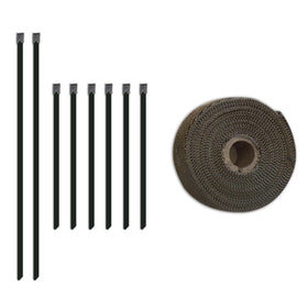 Mishimoto 2 inch x 35 feet Heat Wrap with Stainless Locking Tie Set - 0