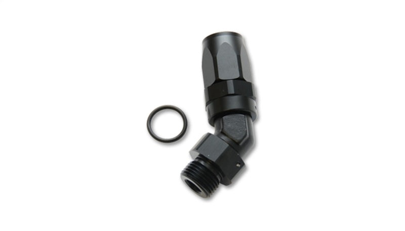 Vibrant Male -6AN 45 Degree Hose End Fitting - 9/16-18 Thread (6) - 0