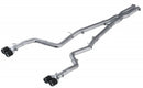 MBRP 15-16 Dodge Challenger 5.7L HEMI SS 3in Quad Split Rear Exit w/ Carbon Fiber Tips - T304-6