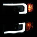 ANZO Projector Headlights 15-17 Chevrolet Silverado 2500HD / 3500HD Black w/ Black Rim-12