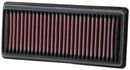 K&N 12-14 BAJAJ PULSAR 200NS 199 Drop In Air Filter-3