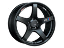 SSR GTV01 18x8.5 5x114.3 40mm Offset Flat Black Wheel 05-07 STI / 11+ tC-2