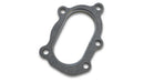 Vibrant GT25R / GT28R Discharge Flange with Oval Outlet (5 Bolt) T304 SS 1/2in Thick-2