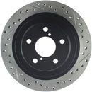 StopTech 06-07 Subaru Impreza WRX (Exc STi) Slotted & Drilled Left Rear Rotor-1