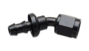 Vibrant Push-On 30 Degree Hose End Elbow FittingSize -8AN-2