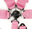 NRG 5PT 3in. Seat Belt Harness / Cam Lock - Pink-6