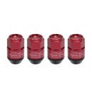 Project Kics Leggdura Racing Shell Type Lug Nut 35Mm Closed-End Look 16 Pcs + 4 Locks 12X1.25 Red-2