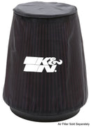 K&N Universal P Dry charger Round Tapered Air Filter Wrap Black-1