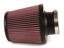 K&N Universal Rubber Filter - Round Tapered 6in Base OD x 3in Flange ID x 6in H-17