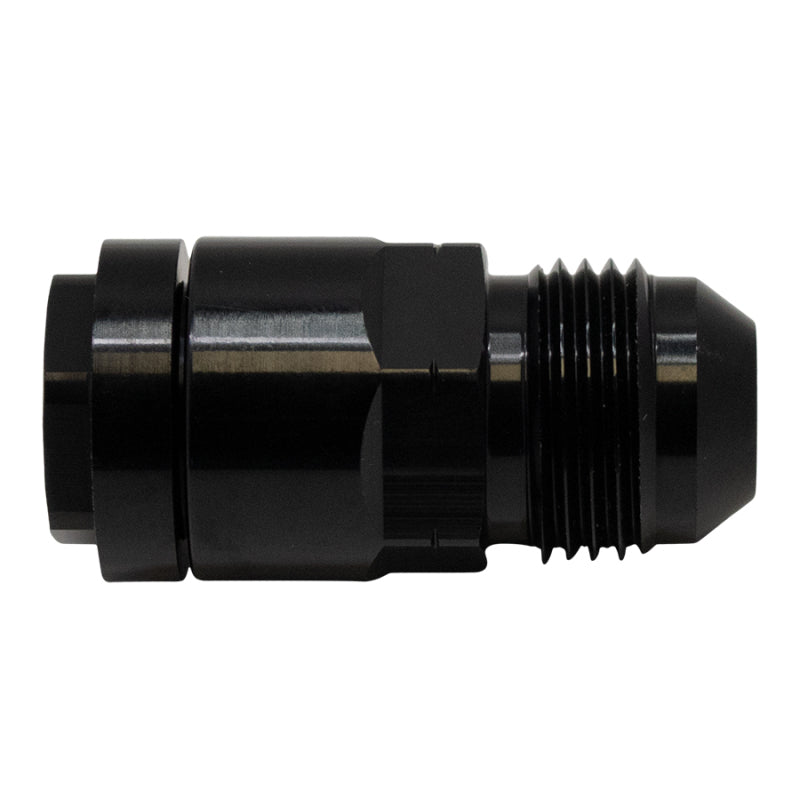 DeatschWerks 8AN Male Flare to 3/8in Female EFI Quick Connect Adapter - Anodized DW Titanium - 0
