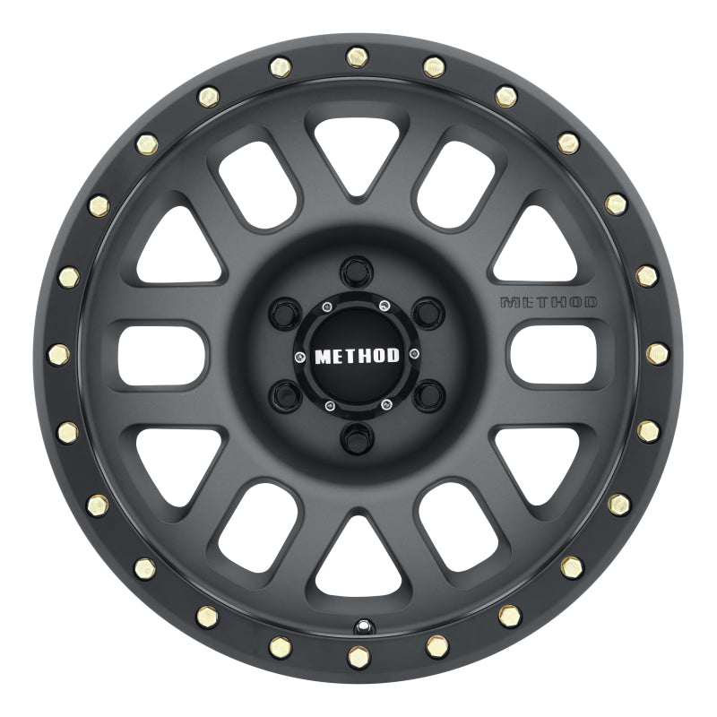 Method MR309 Grid 17x8.5 0mm Offset 6x135 94mm CB Titanium/Black Street Loc Wheel - 0