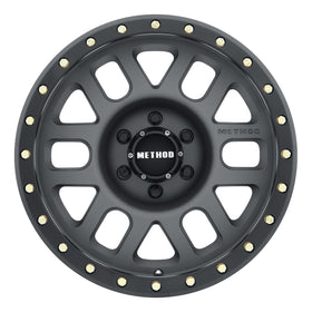 Method MR309 Grid 17x8.5 0mm Offset 6x5.5 108mm CB Titanium/Black Street Loc Wheel - 0