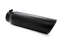 MBRP Universal 5in OD Angled Rolled End 4in Inlet 18in Length Black Finish Exhaust Tip-2