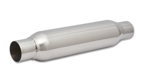 Vibrant SS Resonator (Standard Design) 2.25in inlet/outlet x 18in long - 0