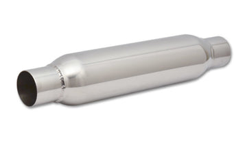 Vibrant SS Resonator (Standard Design) 2.25in inlet/outlet x 18in long - 0
