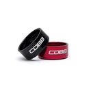 Cobb Subaru 6-Speed Weighted COBB Shift Knob - Black (Incl. Both Red + Blk Collars)-6