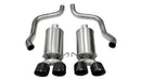 Corsa 2005-2007 Chevrolet Corvette C6 6.0L V8 Black Xtreme Axle-Back Exhaust-1