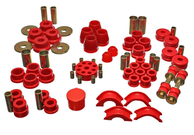 Energy Suspension 70-70 Nissan 240Z Red Hyper-Flex Master Bushing Set - 0