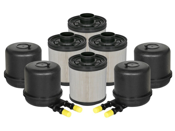 aFe Pro GUARD D2 Fuel Filter 11-17 Ford Diesel Trucks V8 6.7L (td) (4 Pack)