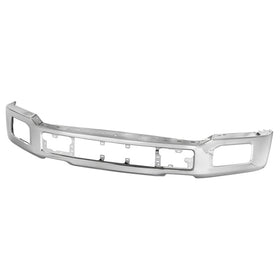 Spyder 18-20 Ford F150 XLT/Lariat w/ Fog Lights Hole Front Bumper - Chrome (FB-FF15018X-FOG-C) - 0