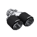MBRP 3in ID / Dual 4in OD Out Staggered L 9.37in / R 9.87in Dual Wall Carbon Fiber Univ Exhaust Tip-2