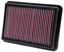 K&N 05-11 Nissan Navara 2.5L L4 10.5in OS Length/7.438in OS Width/1.438in H Replacement Air Filter-1