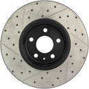 StopTech Power Slot 09-10 Audi A4/A4 Quattro / 08-10 A5 / 10 S4 Front Left Drilled & Slotted Rotor-7