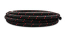 Vibrant -10 AN Two-Tone Black/Red Nylon Braided Flex Hose (5 foot roll)-3
