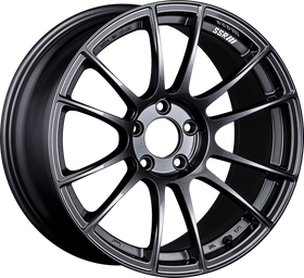 SSR GTX04 18x9.5 5x114.3 22mm Offset Dark Gunmetal Wheel