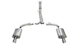 Corsa 2010-2019 Ford Taurus SHO 3.5L V6 Turbo Polished Sport Cat-Back Exhaust - 0