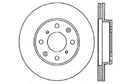 StopTech 96-00 Honda Civic DX/HX Coupe/90-00 Civic DX/LX Sedan Slotted & Drilled Right Front Rotor-2