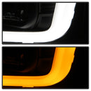 Spyder 08-10 Ford F-250 SD Projector Headlights V2-Switch Back Light Bar-Black PRO-YD-FS08V2-SBLB-BK-6