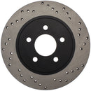 StopTech 05-10 Ford Mustang V6/4.0L / GT V8/4.6L Cross Drilled Left Rear Rotor-9