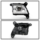 Spyder 19-20 Chevy Silverado 1500 OEM Style Full LED Fog Light w/Switch - Clear (Wont Fit RPO U12)-9