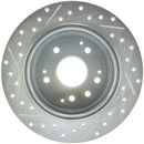 StopTech Select Sport 04-08 Acura TL Drilled & Slotted Rear Driver Side Sport Brake Rotor-2