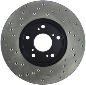 StopTech 06-08 Civic GX / 02-04 CR-V / 98-02 Honda Accord V6 / 03-07 Accord 4 cyl/V6 MT Drilled Lef - 0