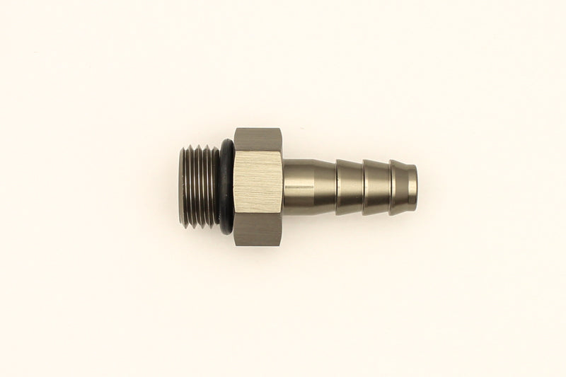 DeatschWerks 6AN ORB Male To 5/16in. Male Triple Barb Fitting (Incl. O-Ring) - 0