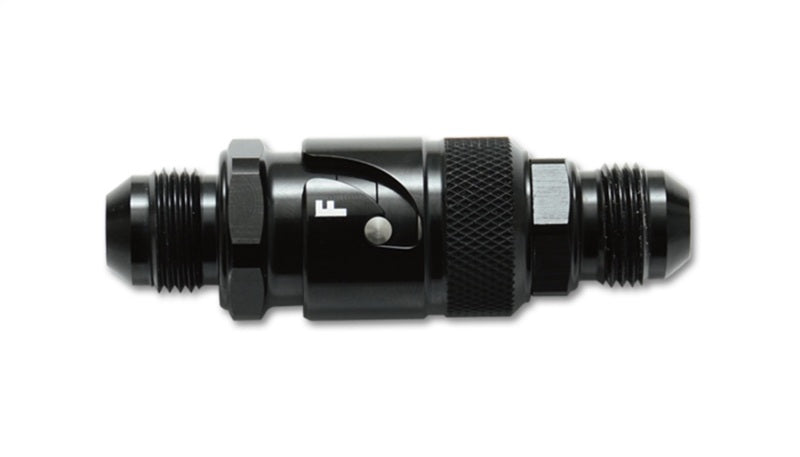 Vibrant -12AN Quick Release Fitting with Viton Seal - Aluminum - 0