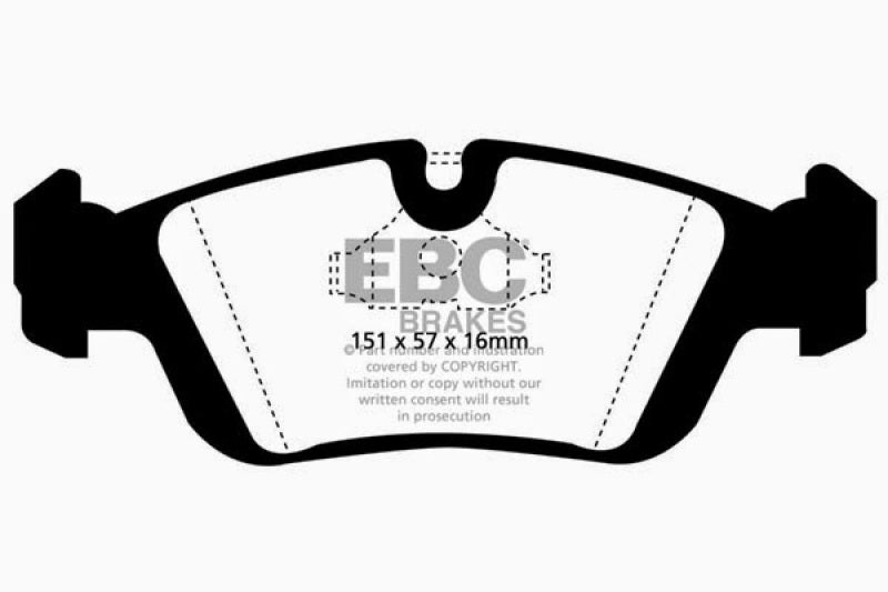 EBC 96-98 BMW Z3 Bluestuff Front Brake Pads - 0