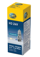 Hella H3 24V/70W PK22s T3.25 Halogen Bulb-8