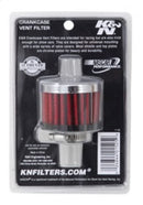 K&N 0.625 inch ID 2 inch OD 1.5 inch H Clamp On Crankcase Vent Filter-13