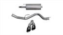 Corsa 2015-2020 Ford F-150 5.0L V8 (Super Crew Cab) Black Sport Single Side Dual 4in Tips CB Exhaust-1