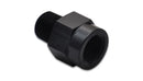 Vibrant 1/8in Male BSP to 1/8in Female NPT Adapter Fitting - Aluminum-1