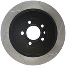 StopTech Premium High Carbon 13-14 Ford Mustang/Shelby GT500 Left Rear Disc Slotted Brake Rotor-1