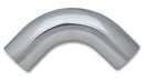 Vibrant 2in O.D. Universal Aluminum Tubing (90 degree bend) - Polished-2