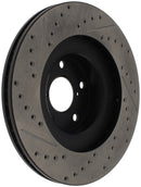 StopTech 02-10 Subaru WRX Slotted & Drilled Right Front Rotor (exc. STi)-2