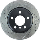 StopTech 12-16 BMW 335i Slotted & Drilled Rear Right Rotor-1